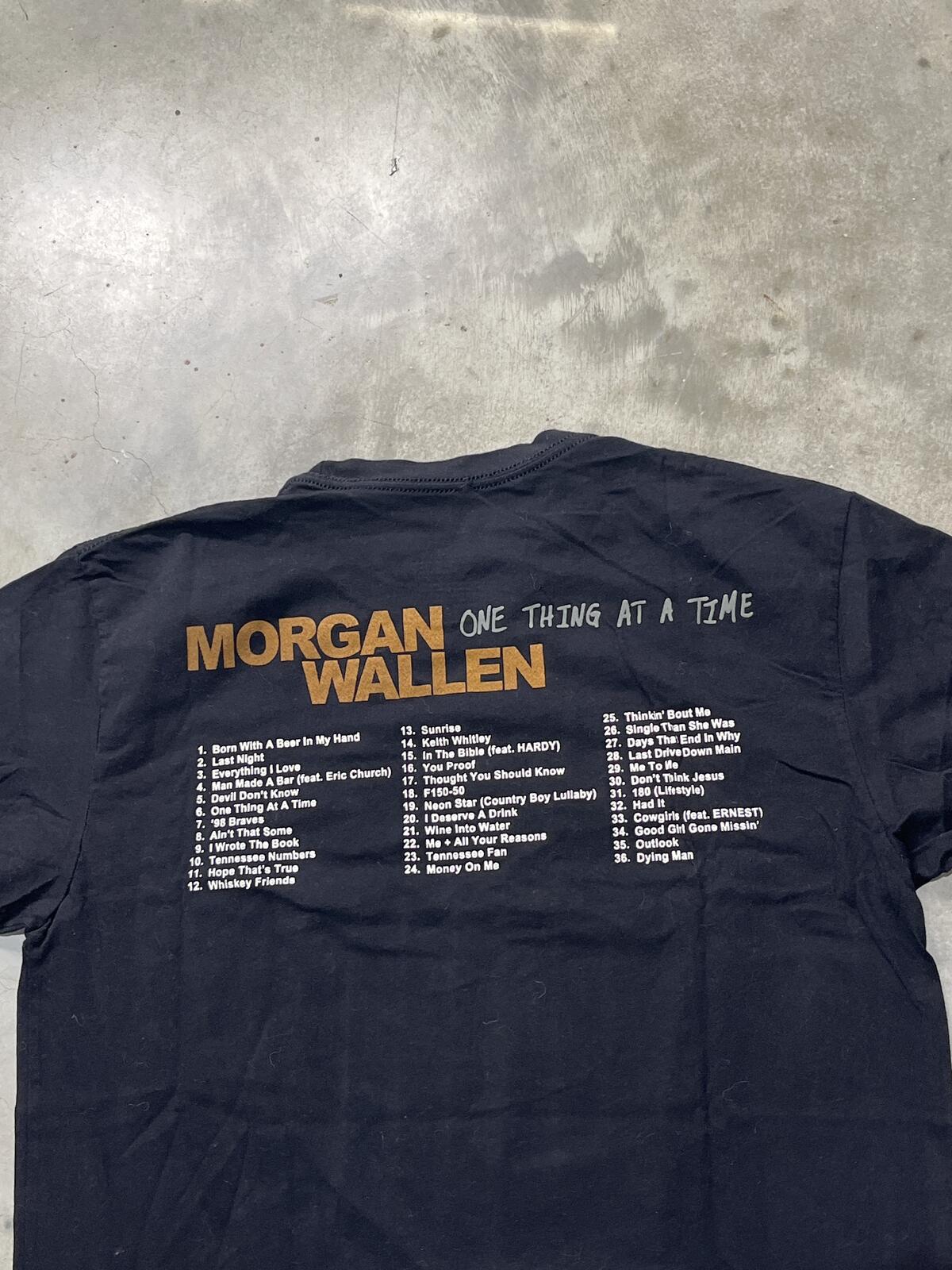 Morgan Wallen Preowned Medium T-shirt