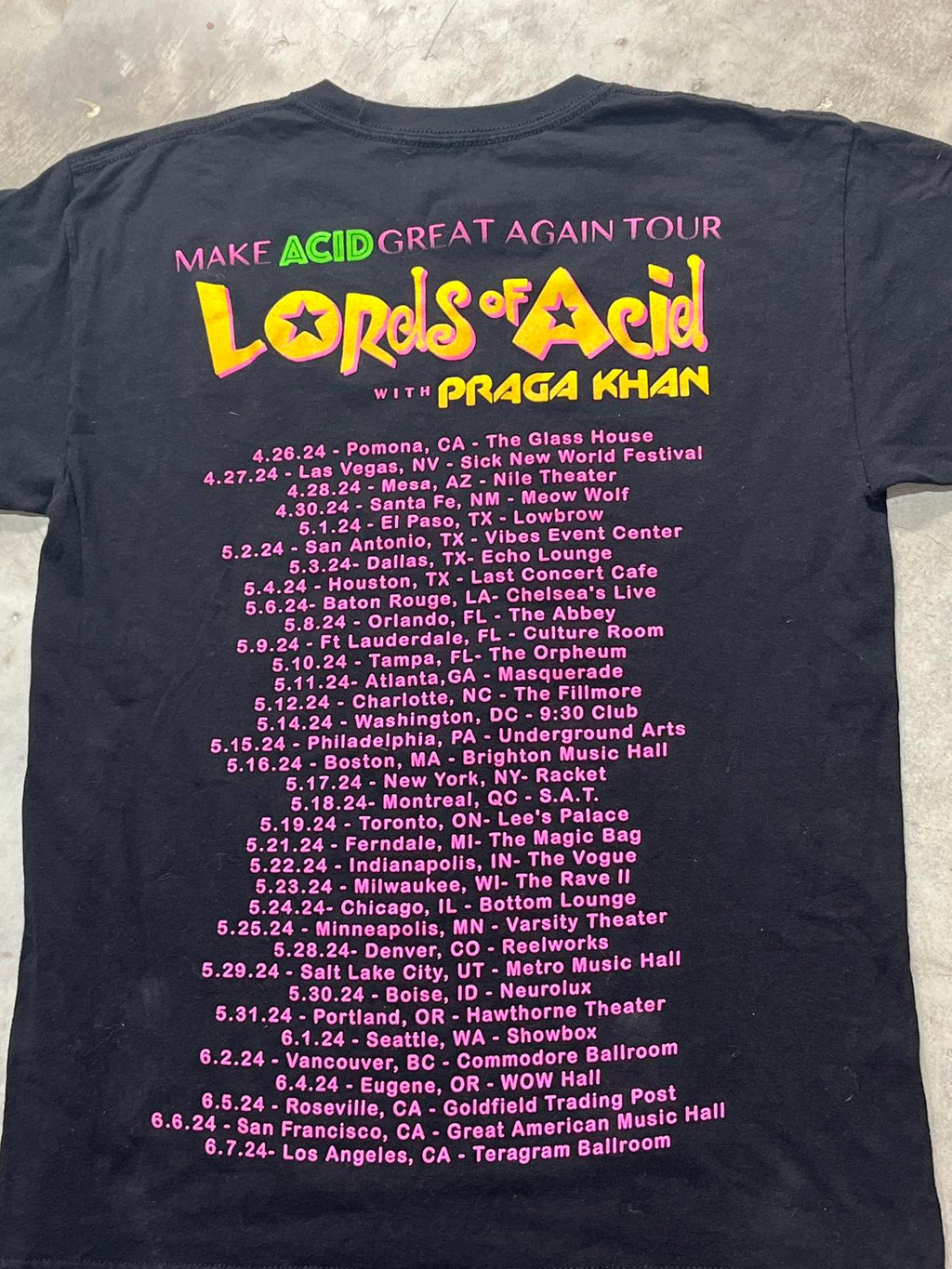 Lords Of Acid Preowned Medium T-shirt