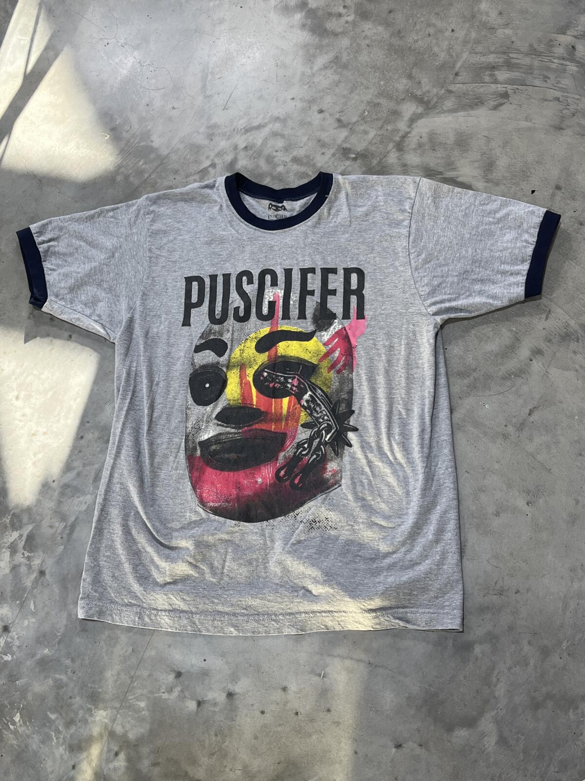 Puscifer Preowned Large Ringer T-shirt