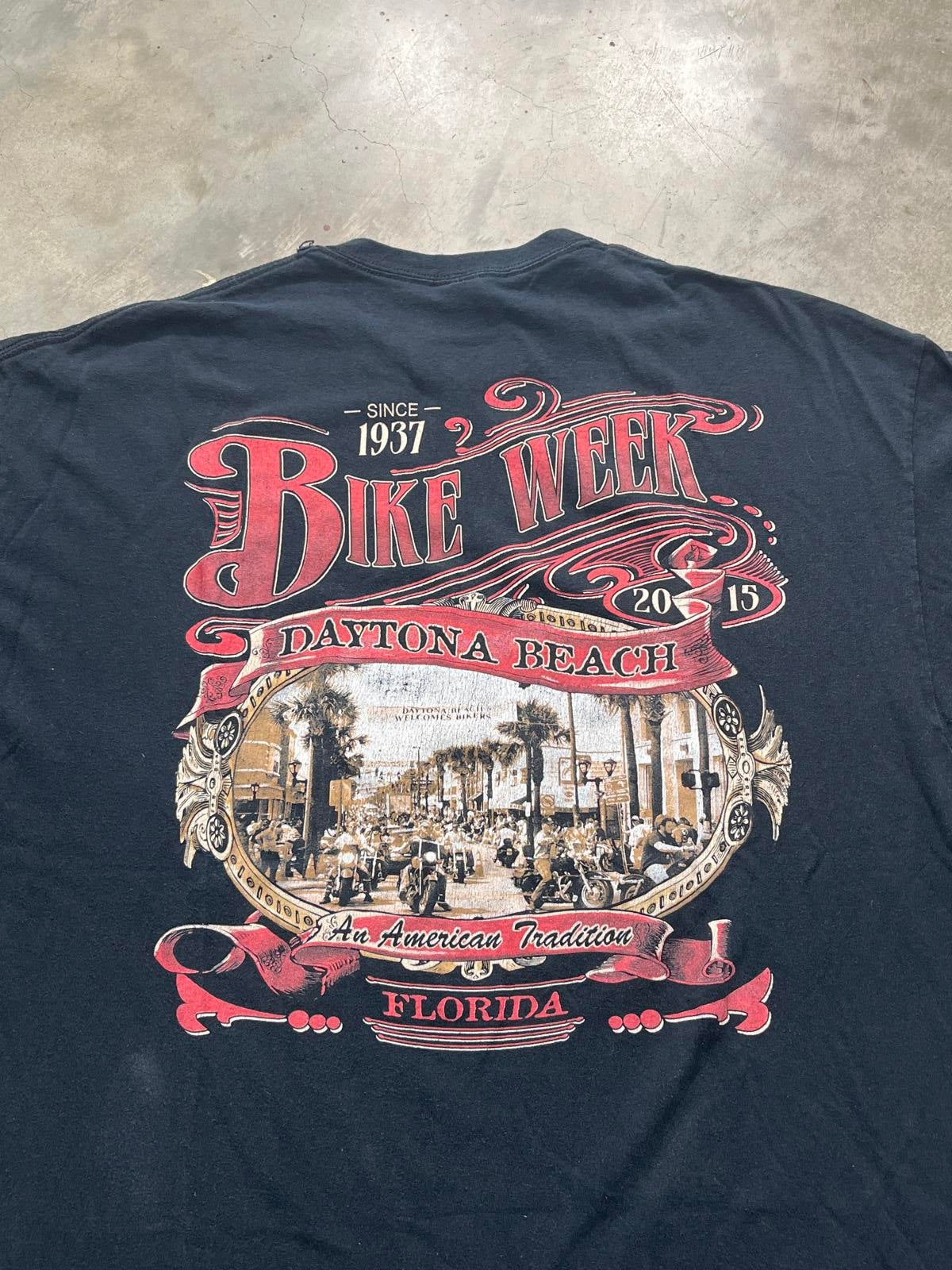 Vintage Bike Week Daytona Beach 2015 Preowned 2XL T-shirt