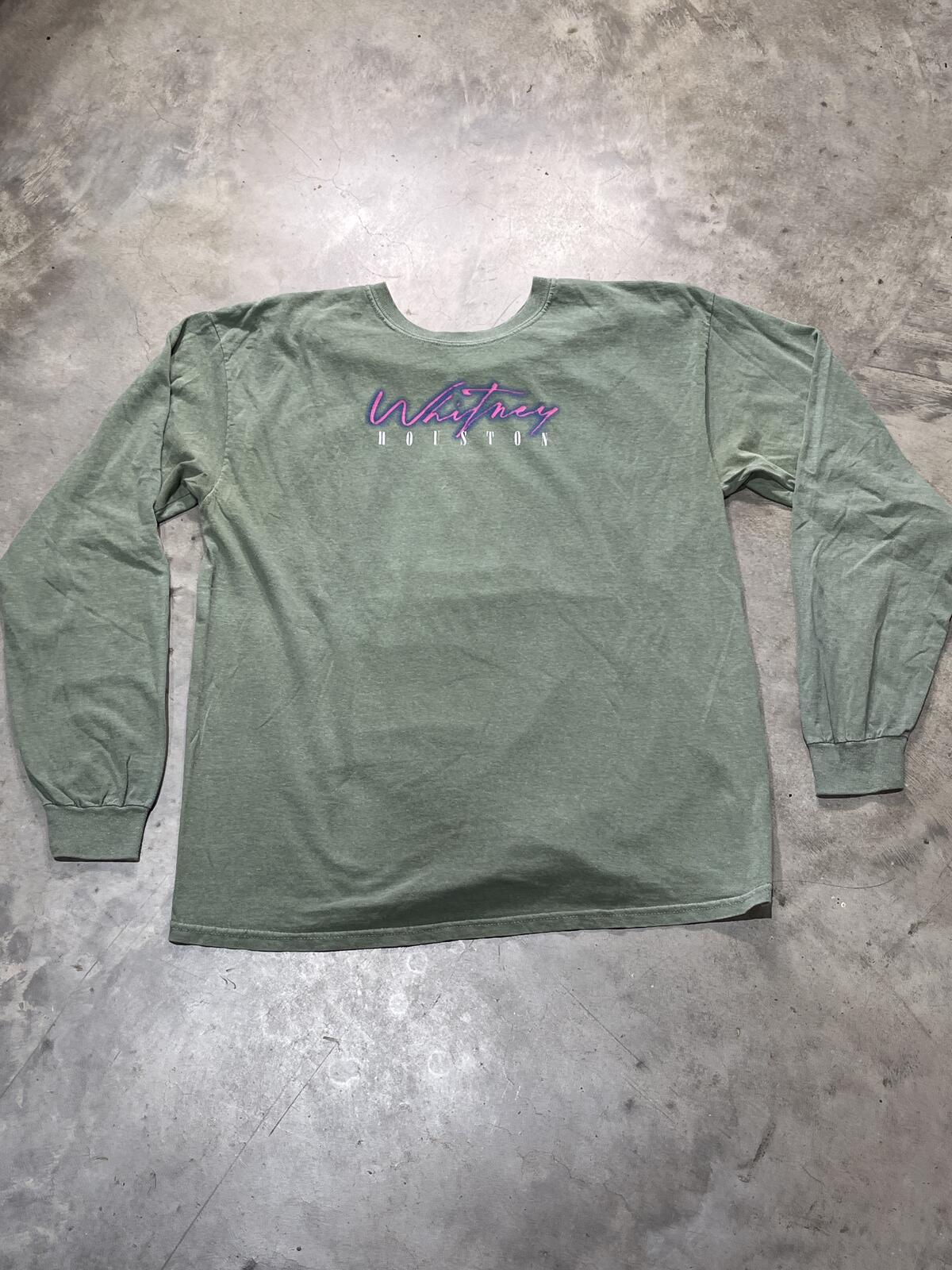 Whitney Houston Preowned Medium Long Sleeve T-shirt