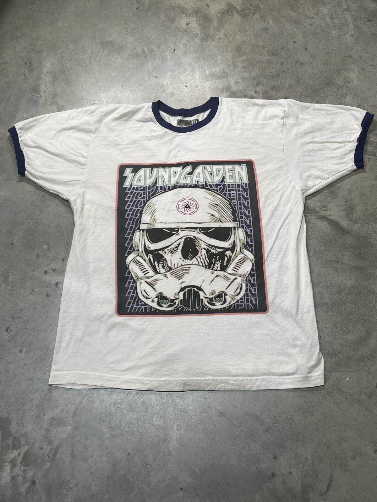 Soundgarden Preowned XL Ringer T-shirt