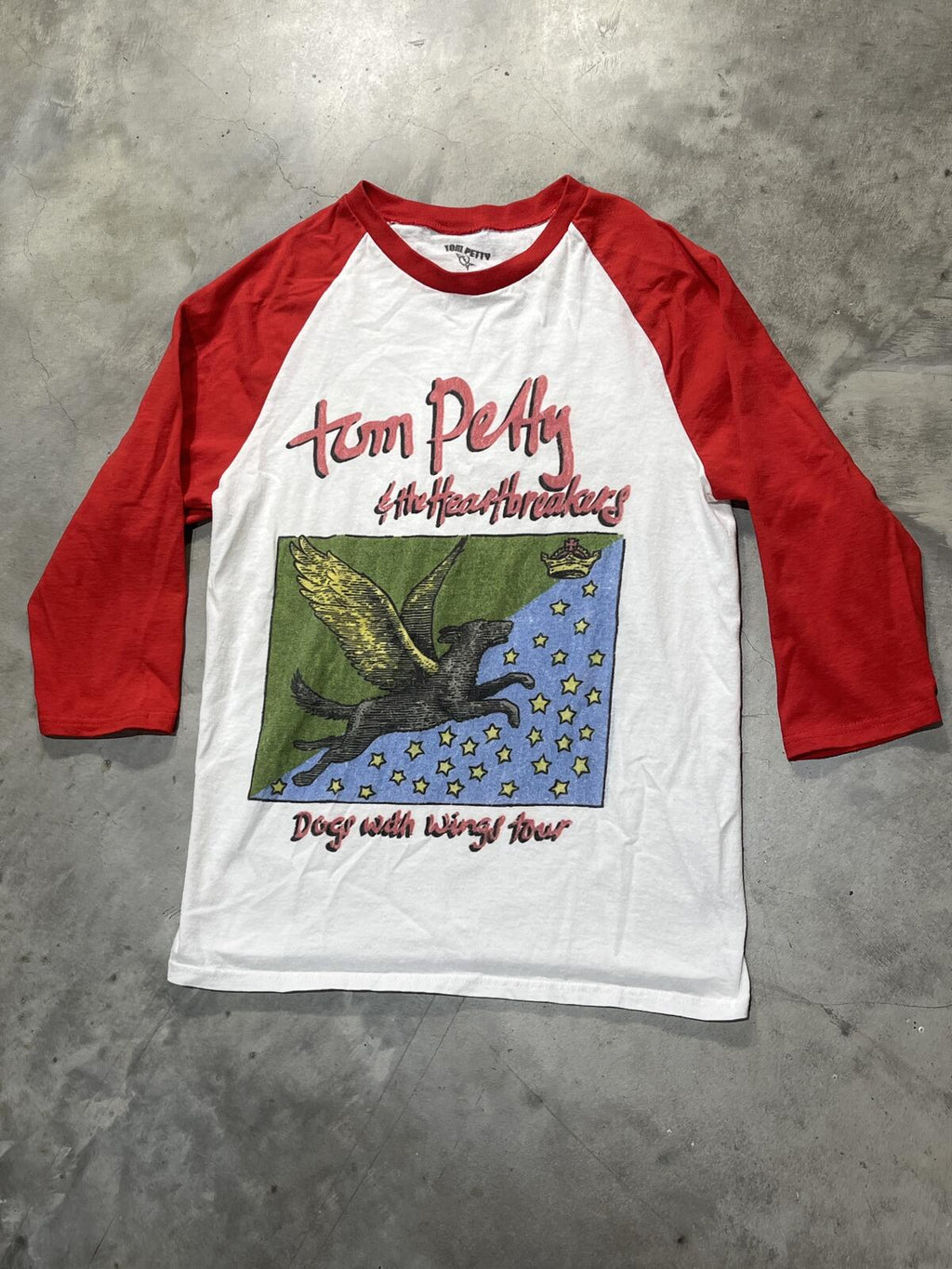 Tom Petty Preowned Small 3/4 Sleeve T-shirt