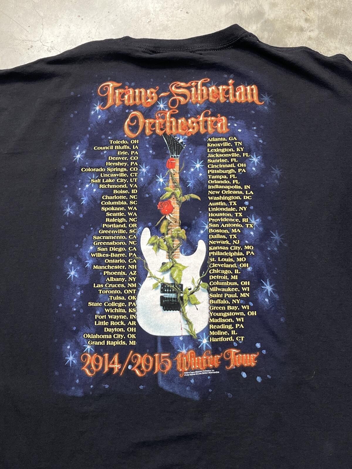 Trans-Siberian Orchestra Preowned 2XL T-shirt