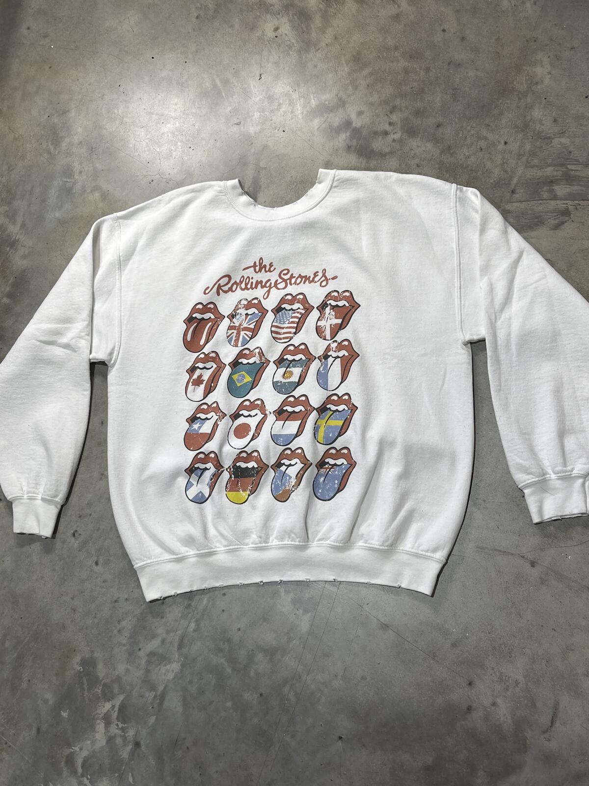 The Rolling Stones Preowned Large Sweatshirt