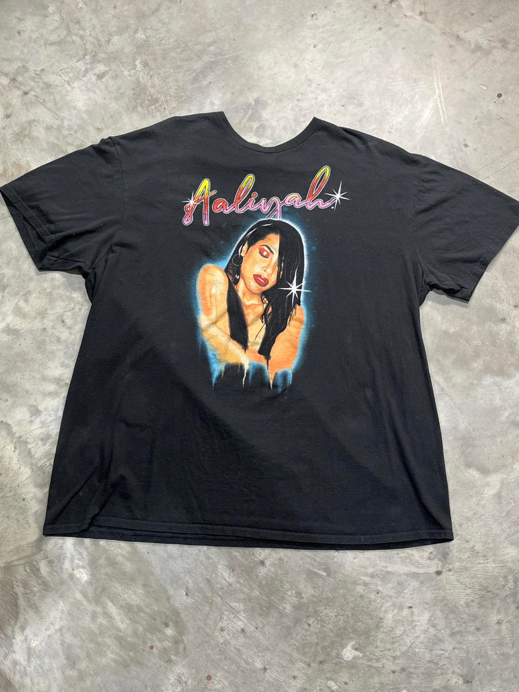 Aaliyah Preowned 2XL Band T-shirt