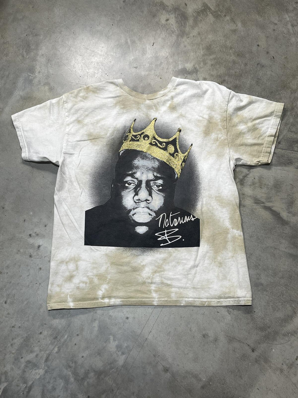 Biggie Preowned Medium Tie Dye T-shirt
