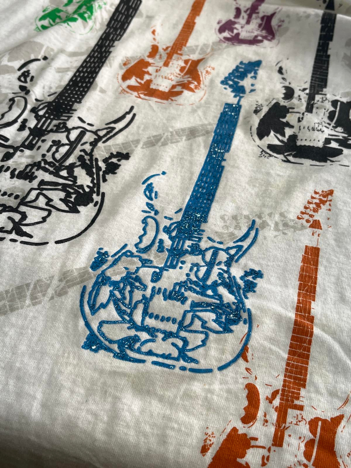 Vintage Rock N Roll Guitars Preowned 2XL T-shirt