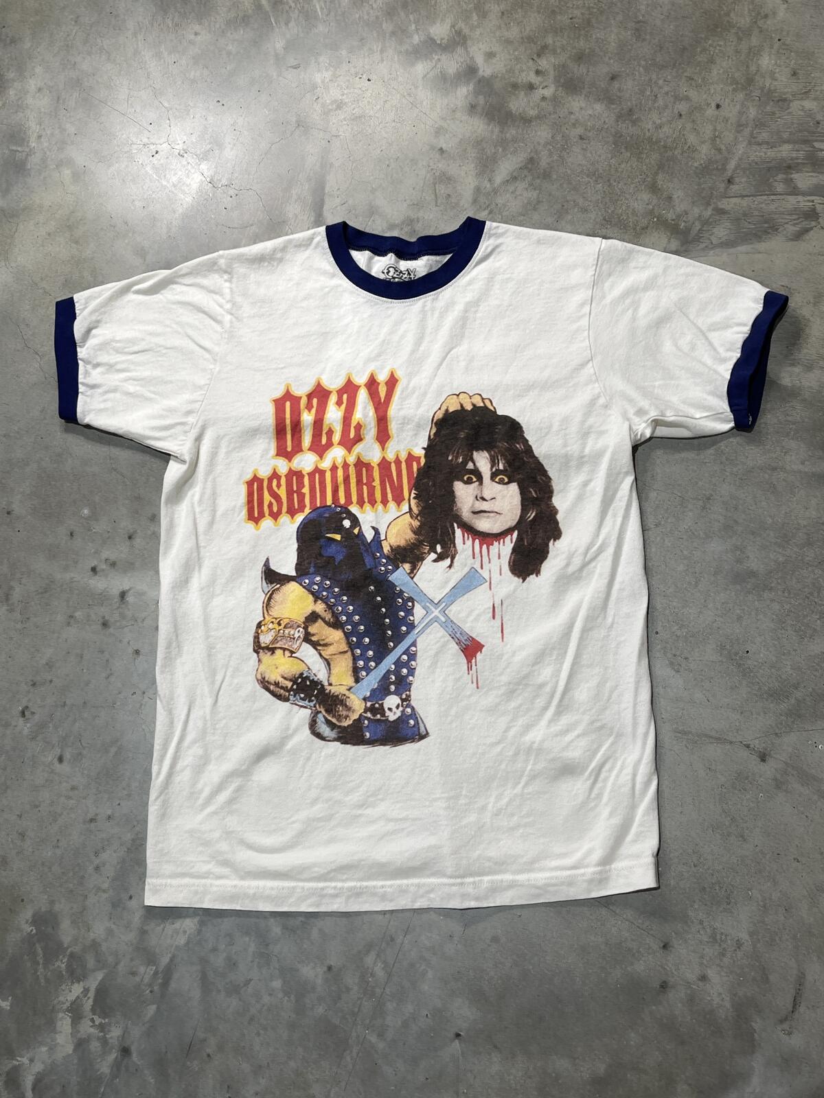 Ozzy Osborne Preowned Medium Ringer T-shirt