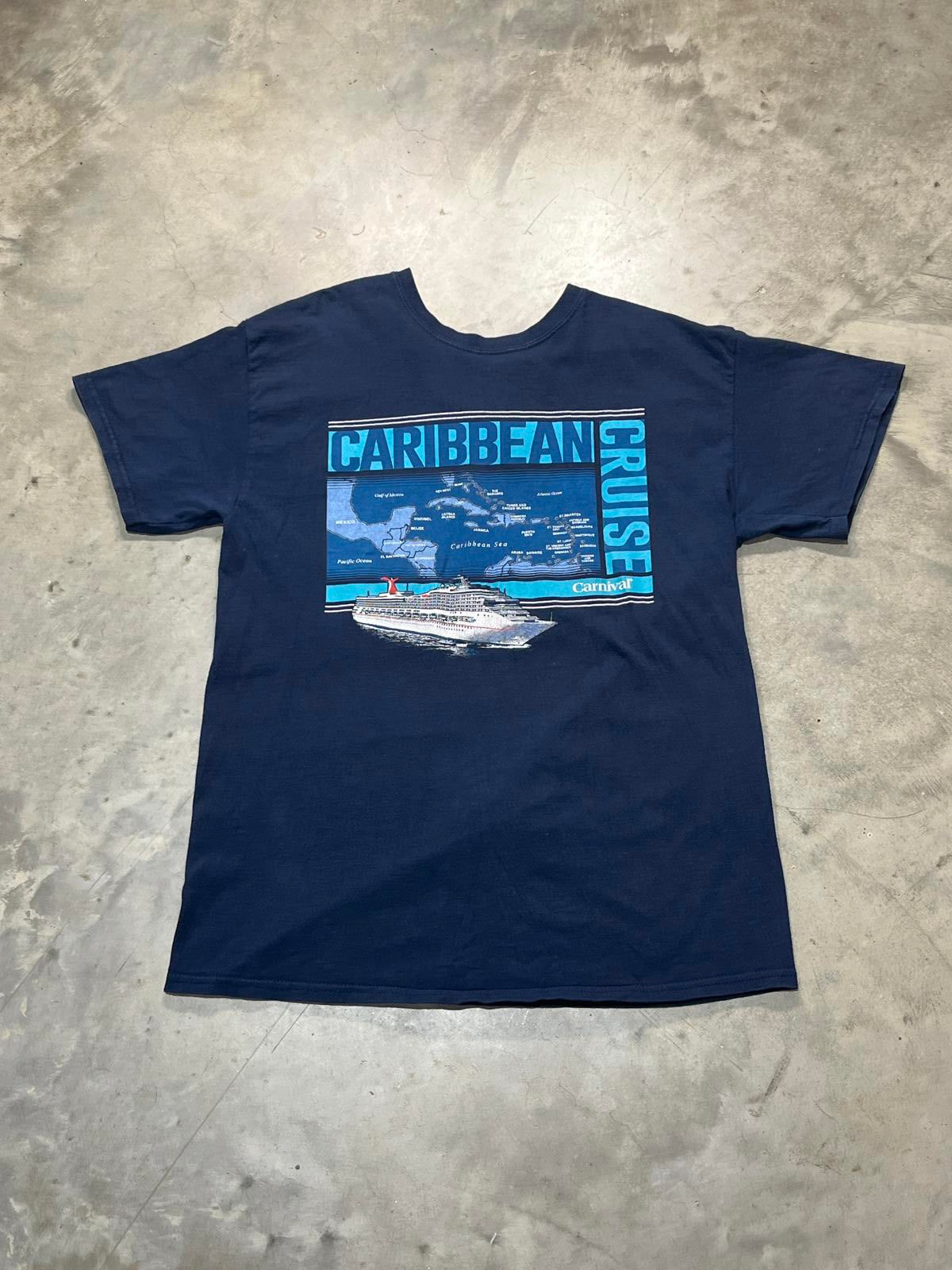 Carnival Caribbean Cruise Preowned Medium T-shirt