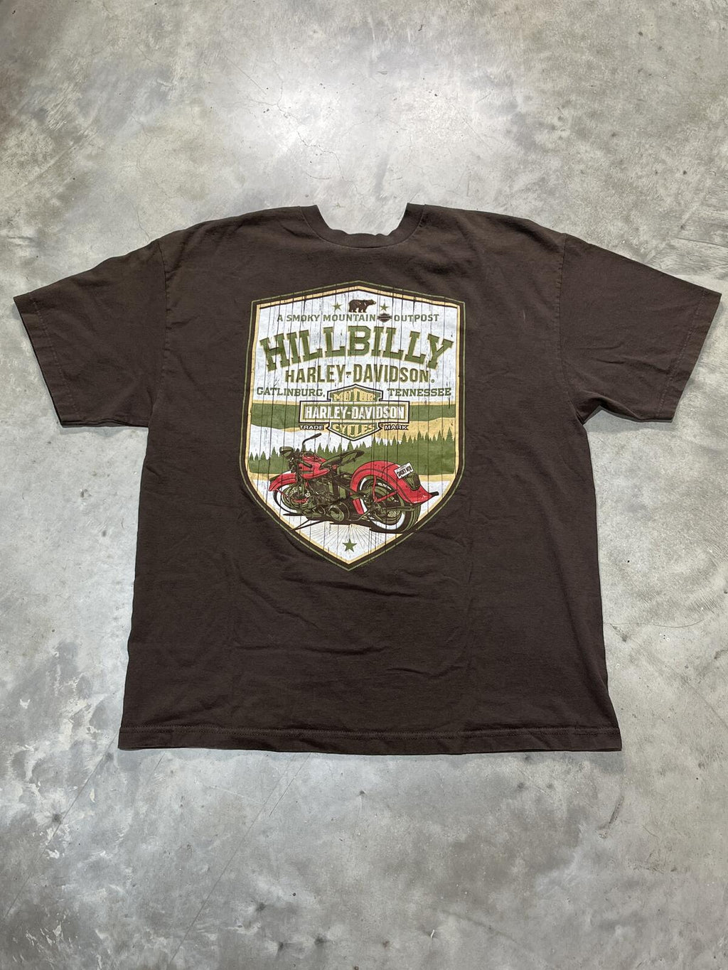 Harley Davidson Gatlinburg, Tennessee Preowned XL T-shirt