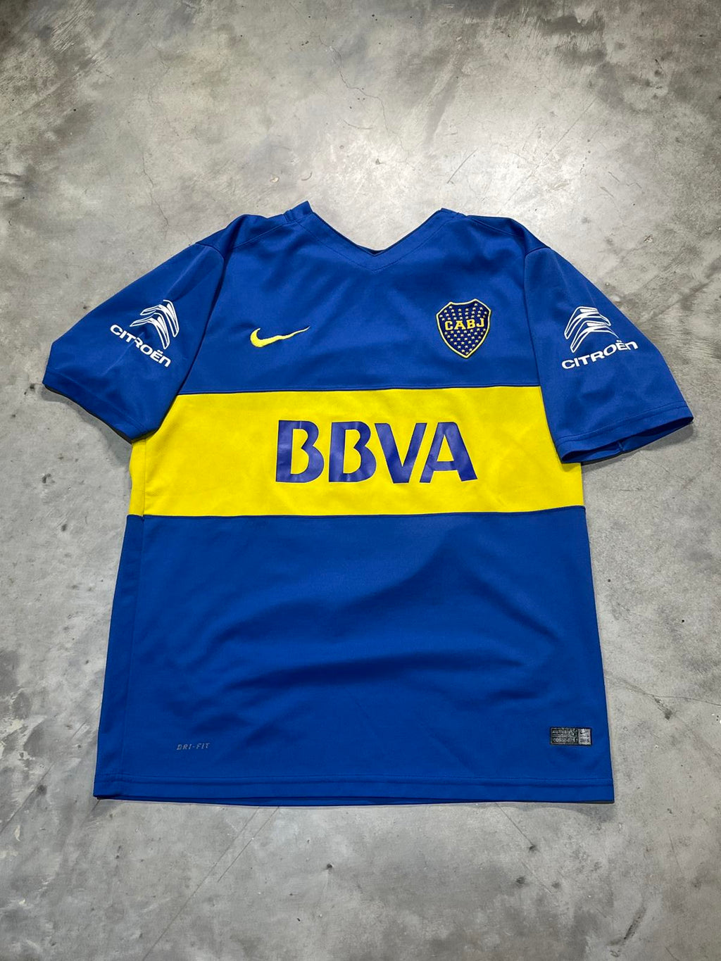 Boca Juniors Carlos Teves Preowned Medium Home Jersey