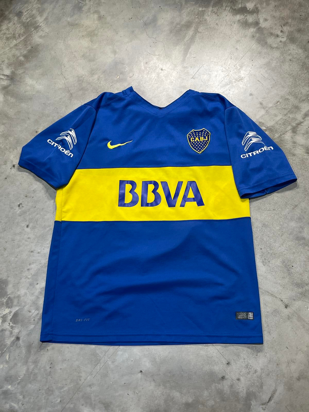 Boca Juniors Carlos Teves Preowned Medium Home Jersey