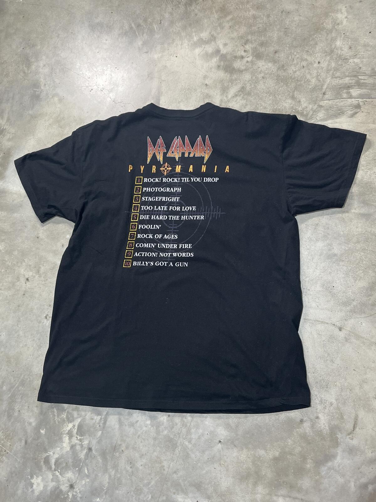 Def Leppard Preowned XL T-shirt