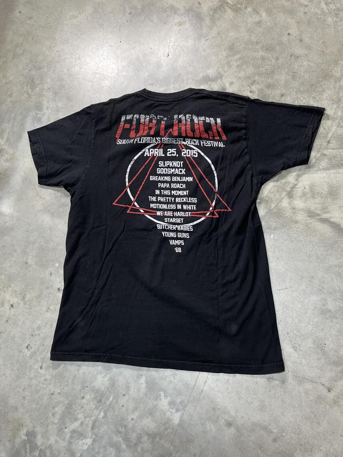 Fort Rock Rock Festival Preowned Large T-shirt