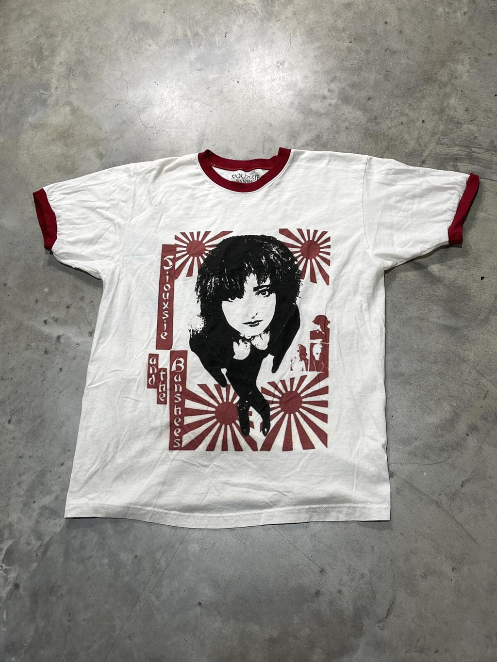 Siouxsie And The Banshees Preowned Large Ringer T-shirt
