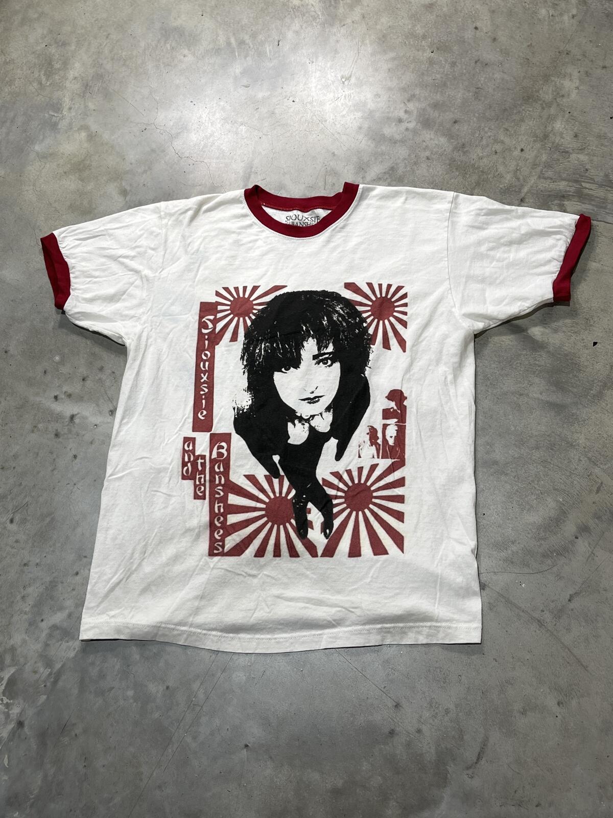 Siouxsie And The Banshees Preowned Large Ringer T-shirt