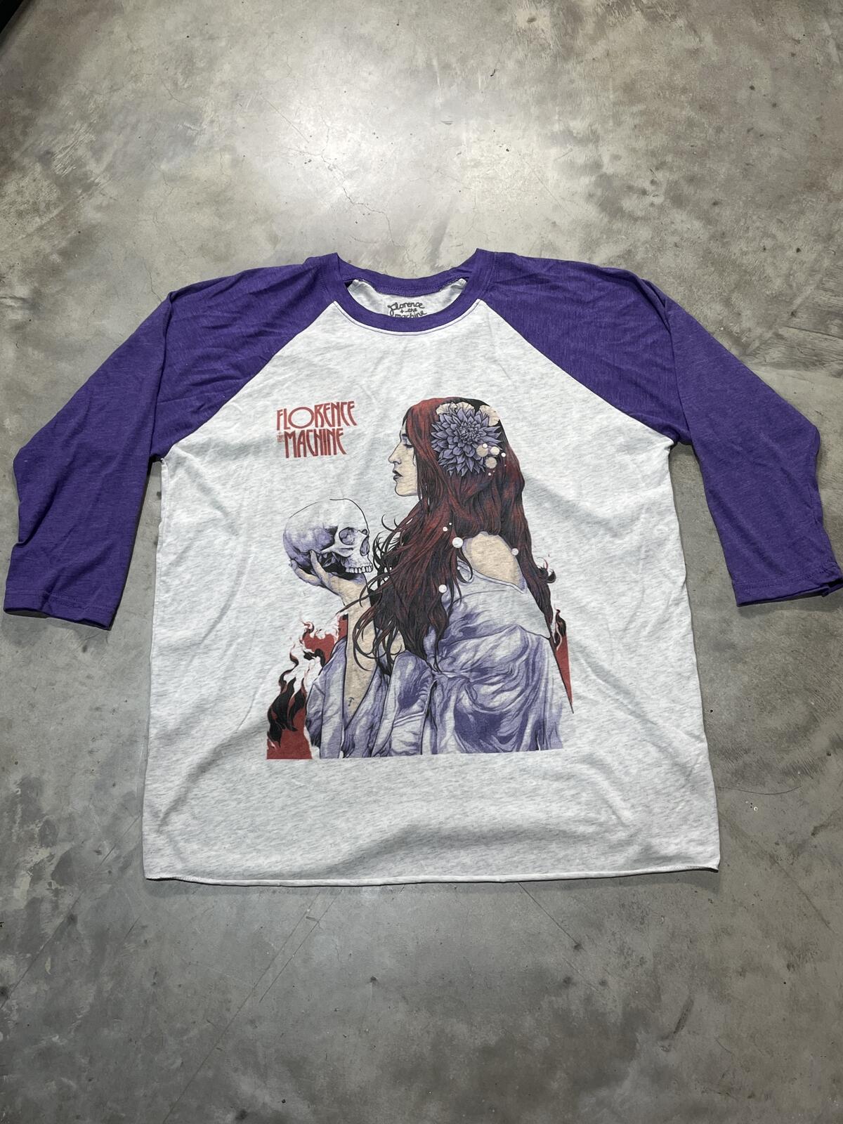 Florence And The Machine Preowned XL 3/4 Sleeve T-shirt