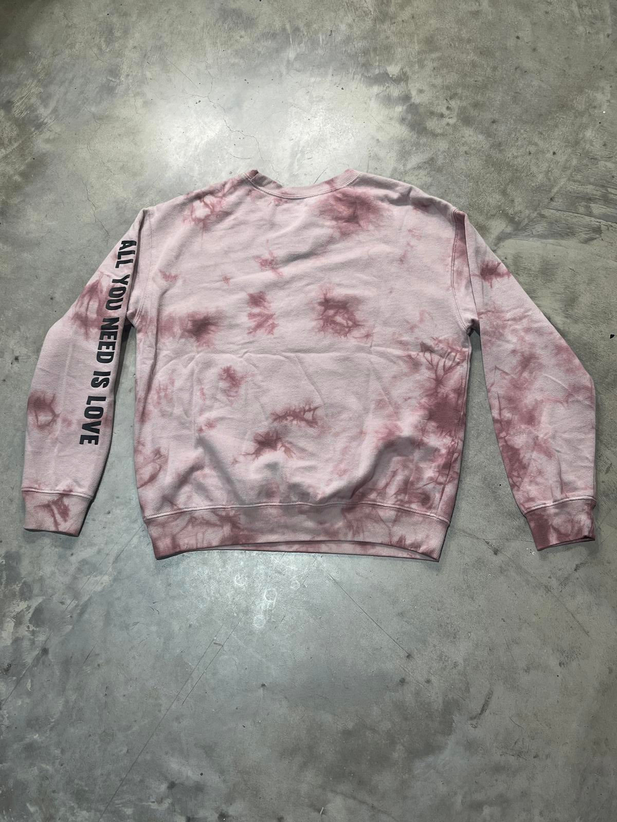 The Beatles Preowned Small Tie Dye Sweatshirt