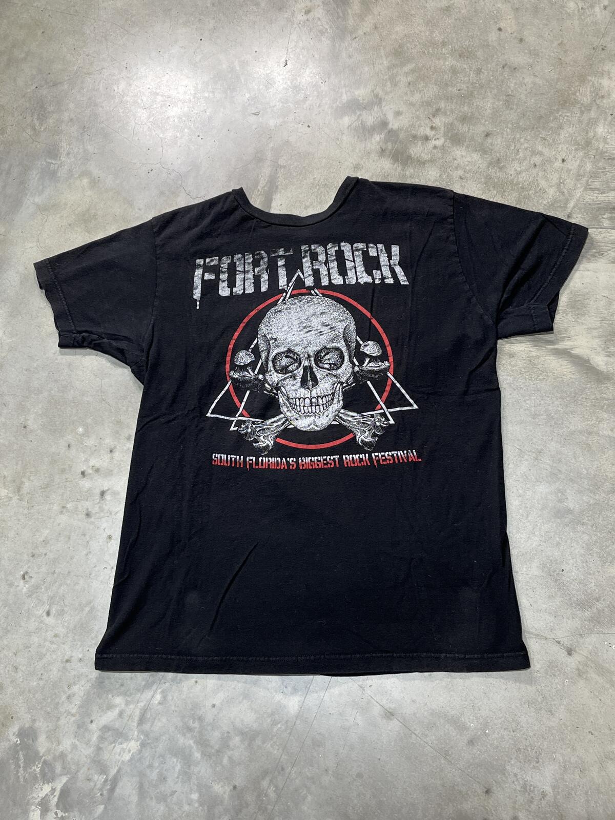 Fort Rock Rock Festival Preowned Large T-shirt