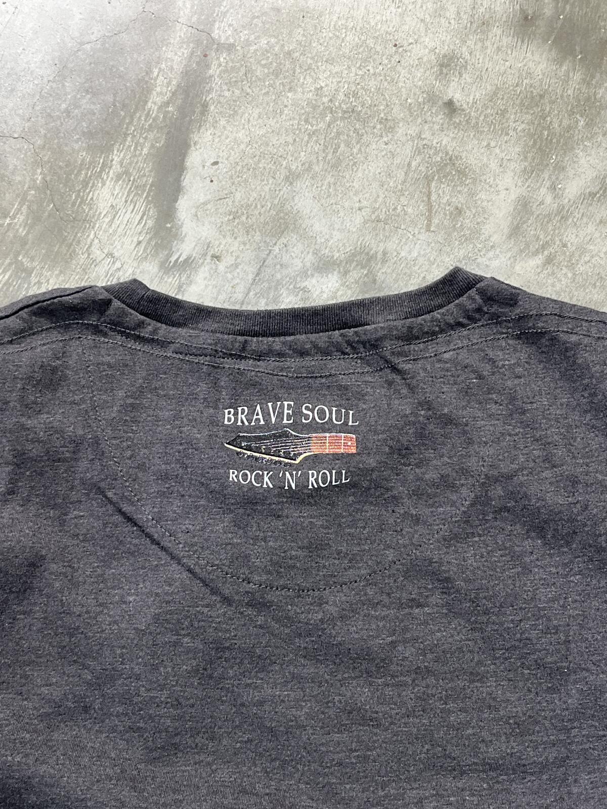 Brave Soul Music Rock N Roll Heavenly Preowned Large T-shirt