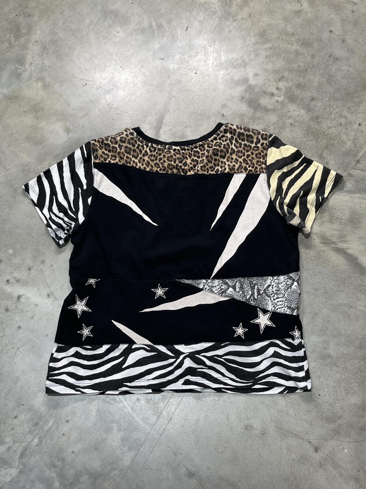 KISS Preowned Animal Print Medium T-shirt