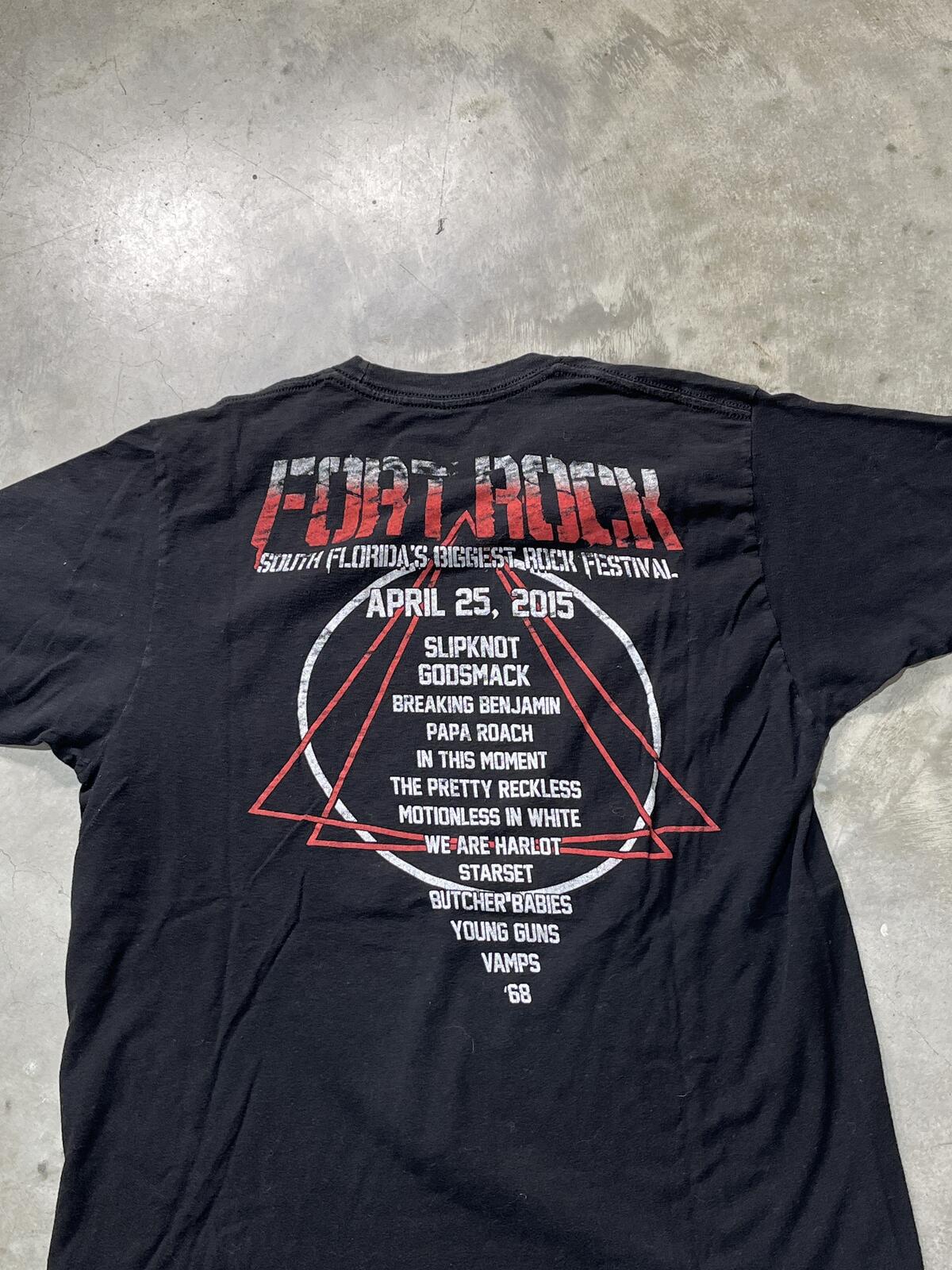 Fort Rock Rock Festival Preowned Large T-shirt