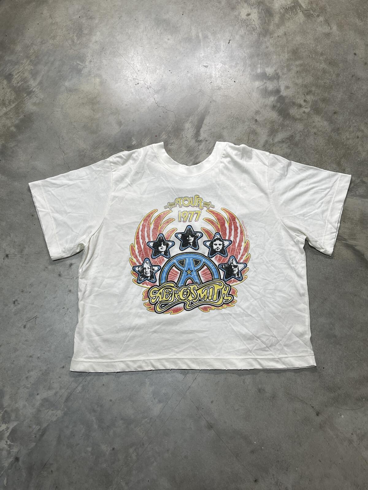 Aerosmith Preowned Small Cropped T-shirt