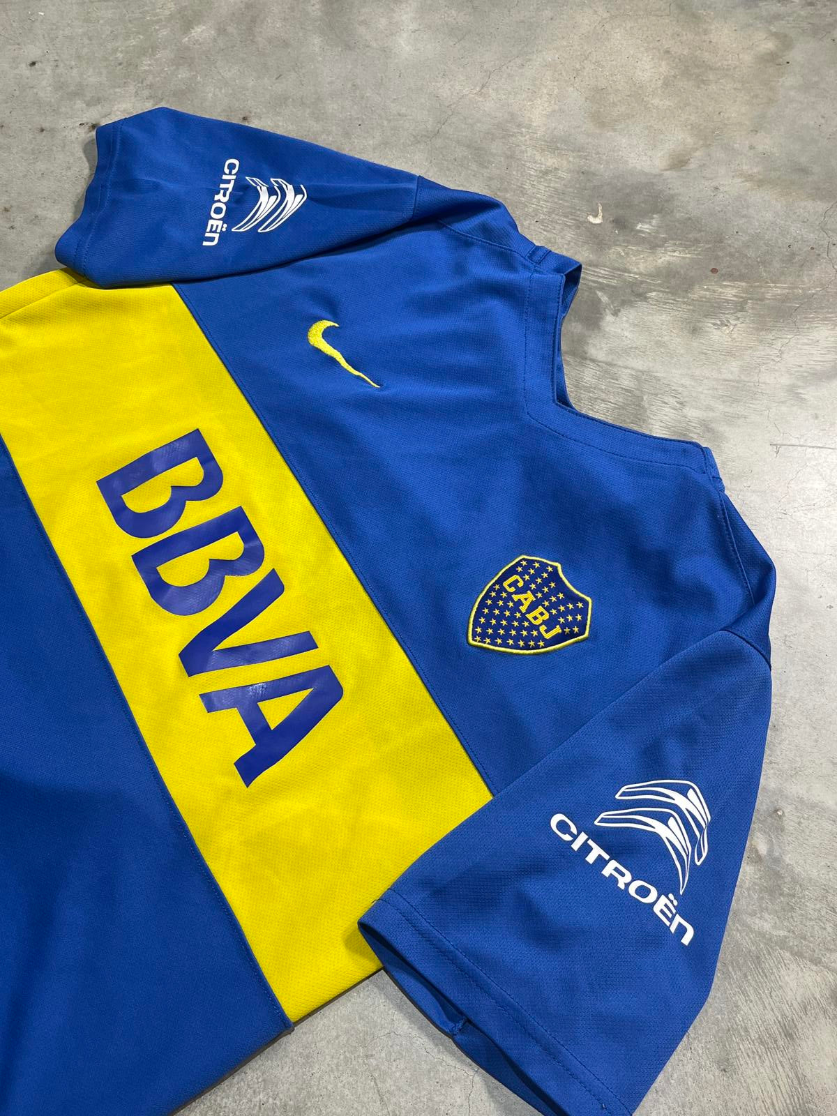 Boca Juniors Carlos Teves Preowned Medium Home Jersey