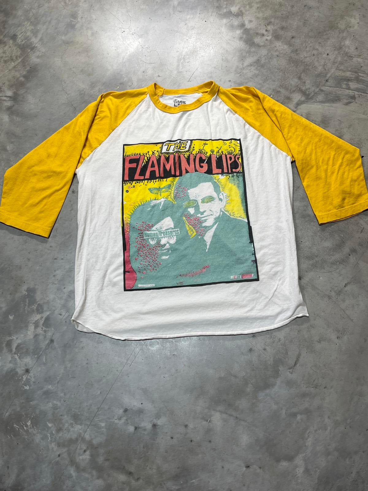 The Flaming Lips Preowned XL 3/4 Sleeve T-shirt