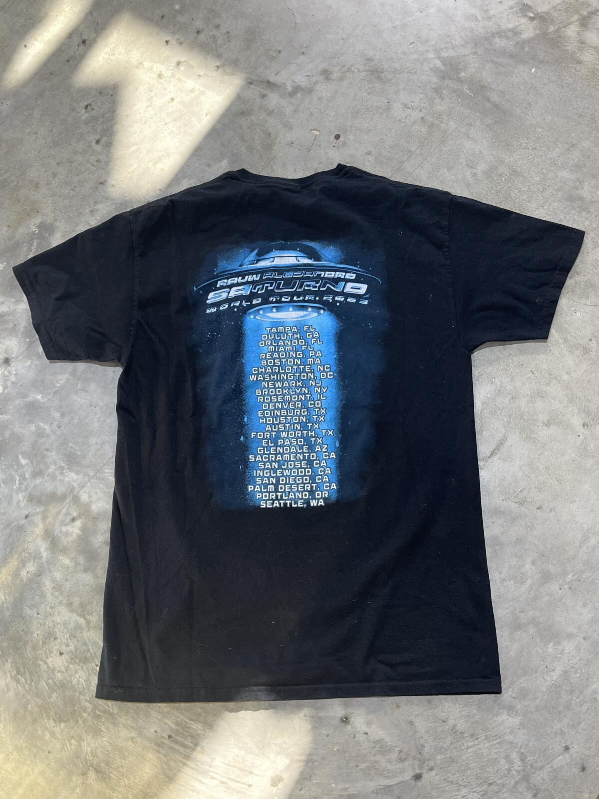 Rauw Alejandro Saturno Preowned Medium T-shirt