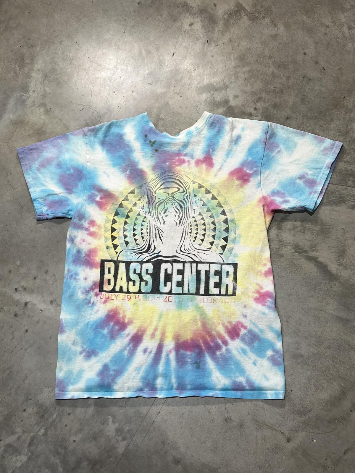 Bass Center 2016 Preowned Medium Tie Dye T-shirt