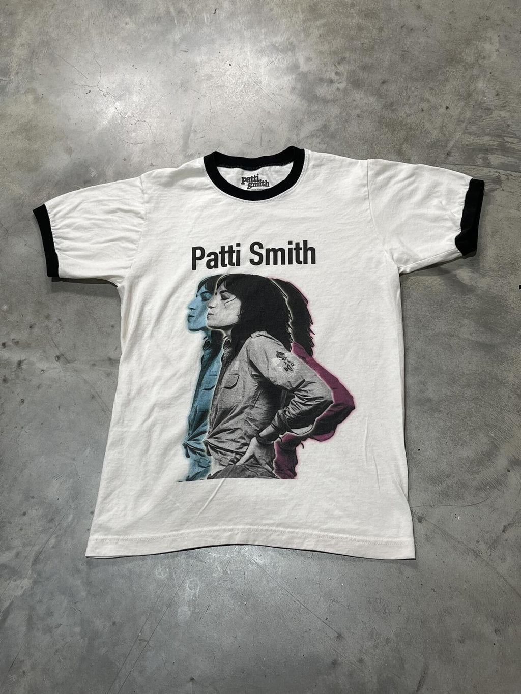 Patti Smith Preowned Small Ringer T-shirt