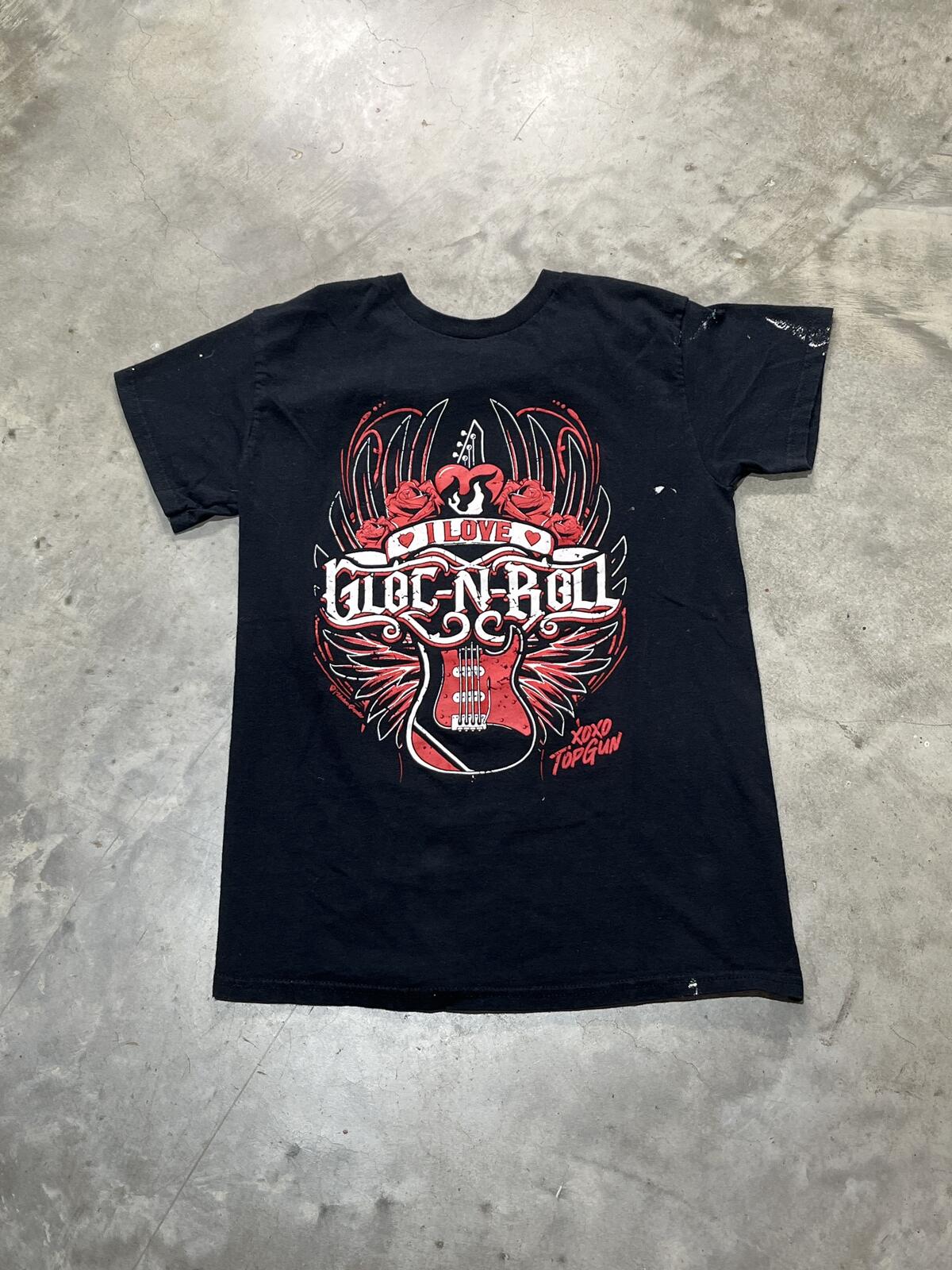 I Love Gloc N Roll Top Gun Preowned Small T-shirt