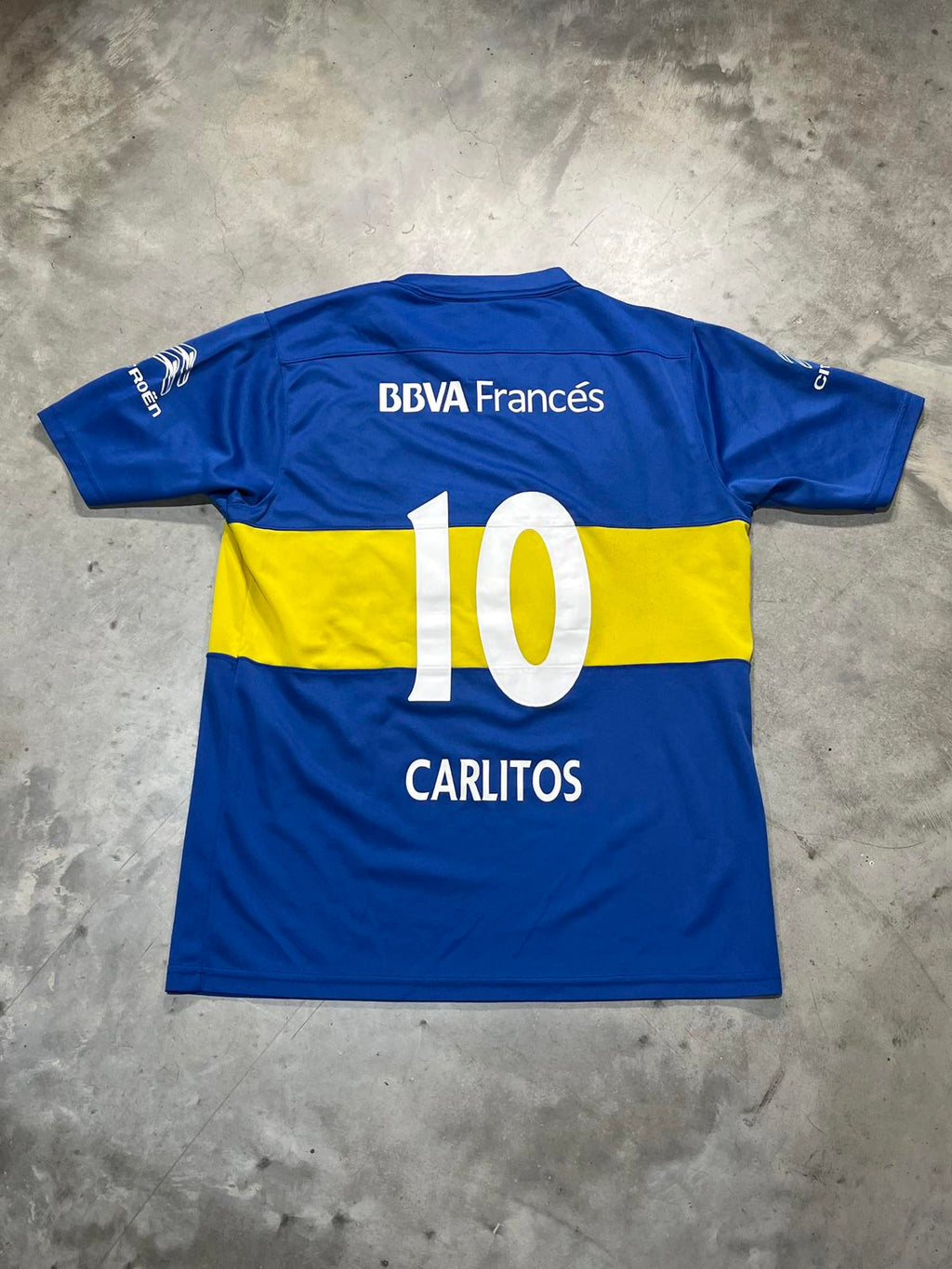 Boca Juniors Carlos Teves Preowned Medium Home Jersey