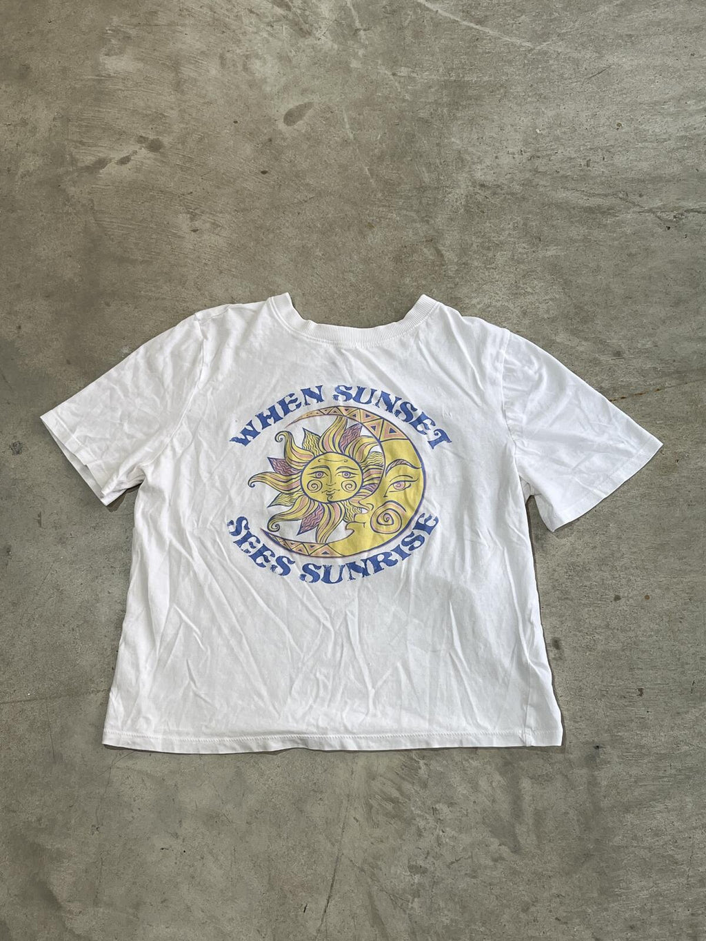 Celestial Sun and Boho Moon Preowned Small T-shirt