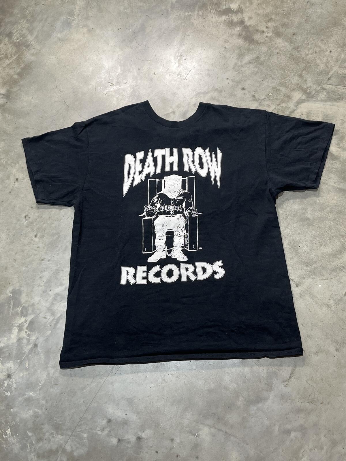 Death Row Records Preowned Large T-shirt