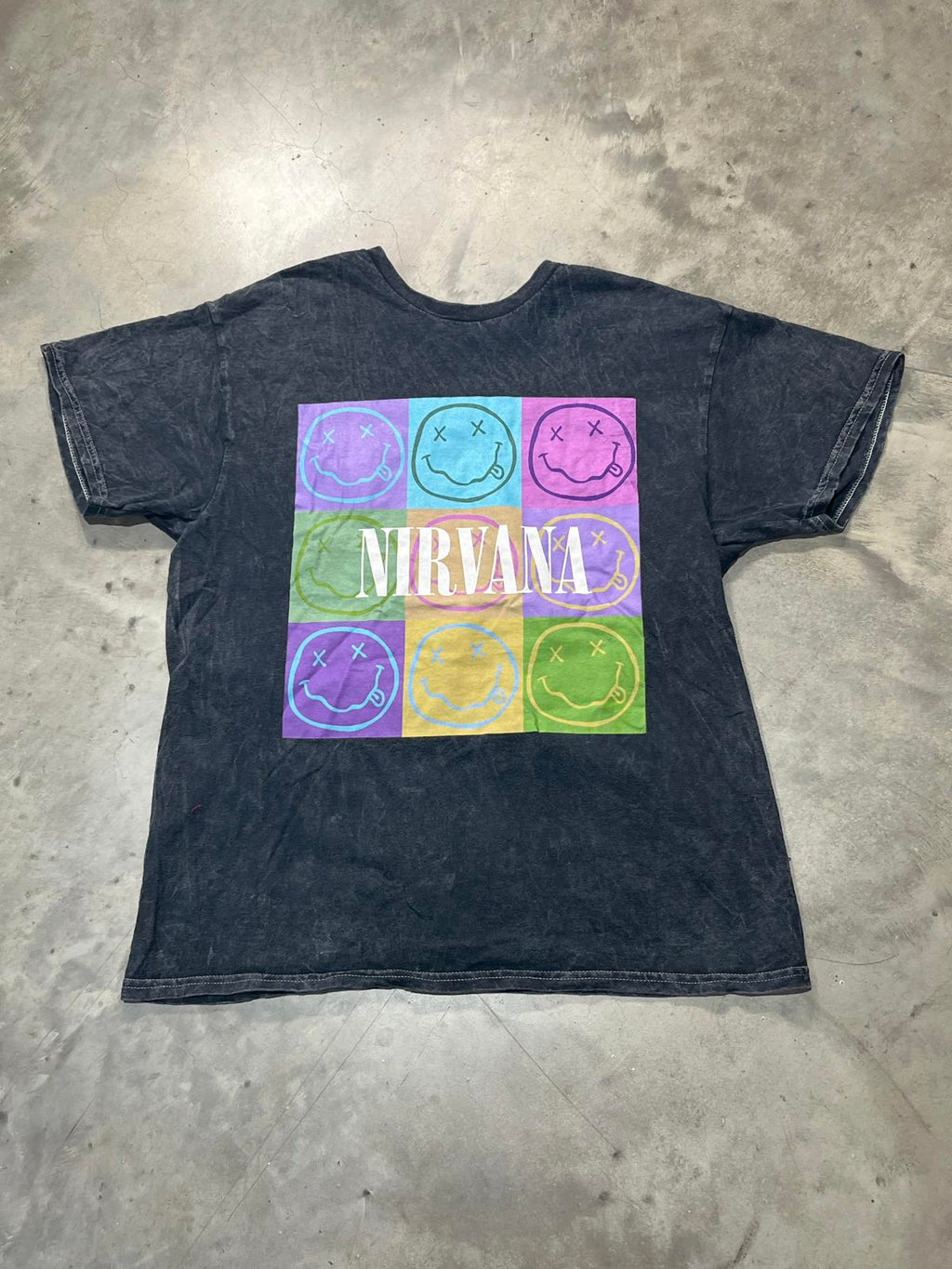 Nirvana Preowned Large Tie Dye T-shirt