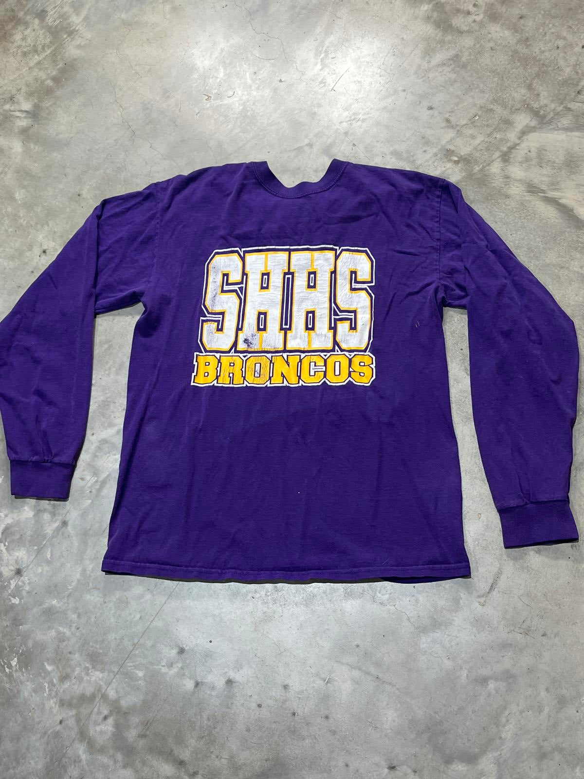 Vintage Sam Houston Broncos Preowned Medium Longsleeve T-shirt