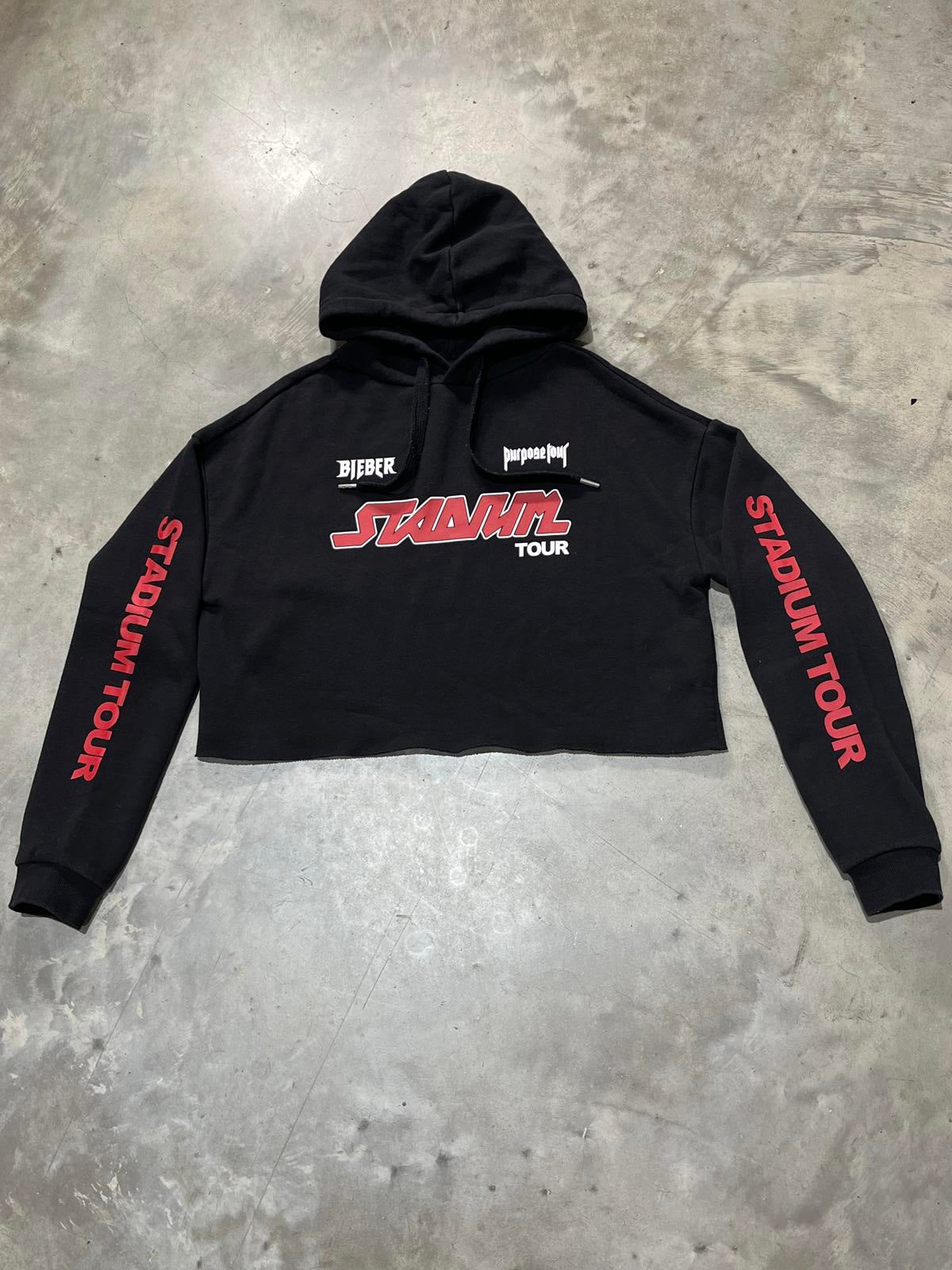 Justin Bieber Preowned Small Cropped Hoodie