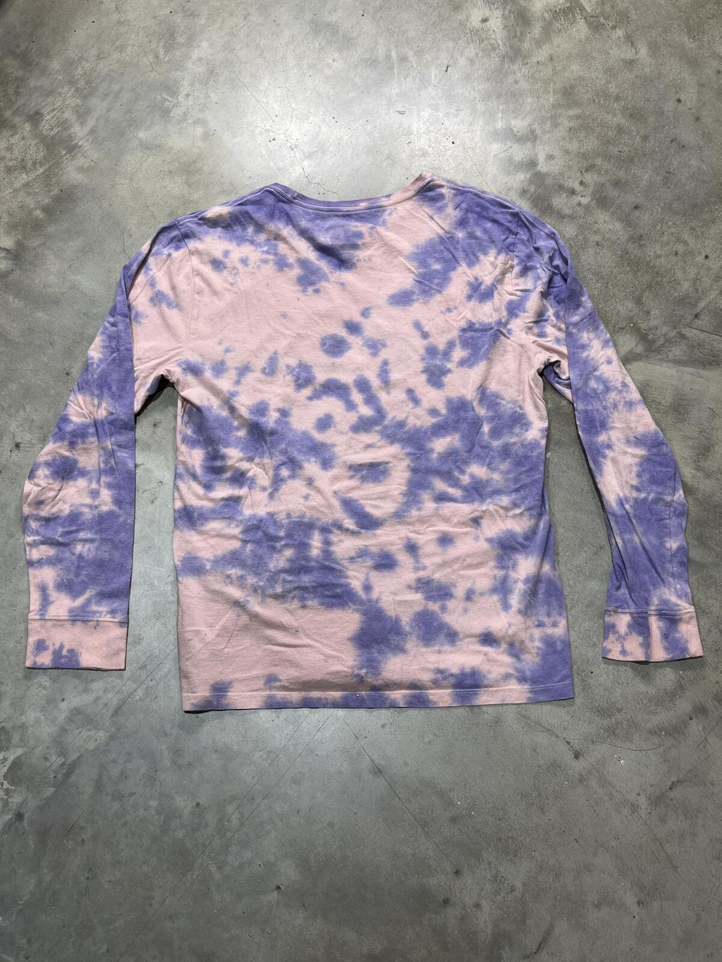 Nirvana Preowned Medium Long Sleeve Tie Dye T-shirt