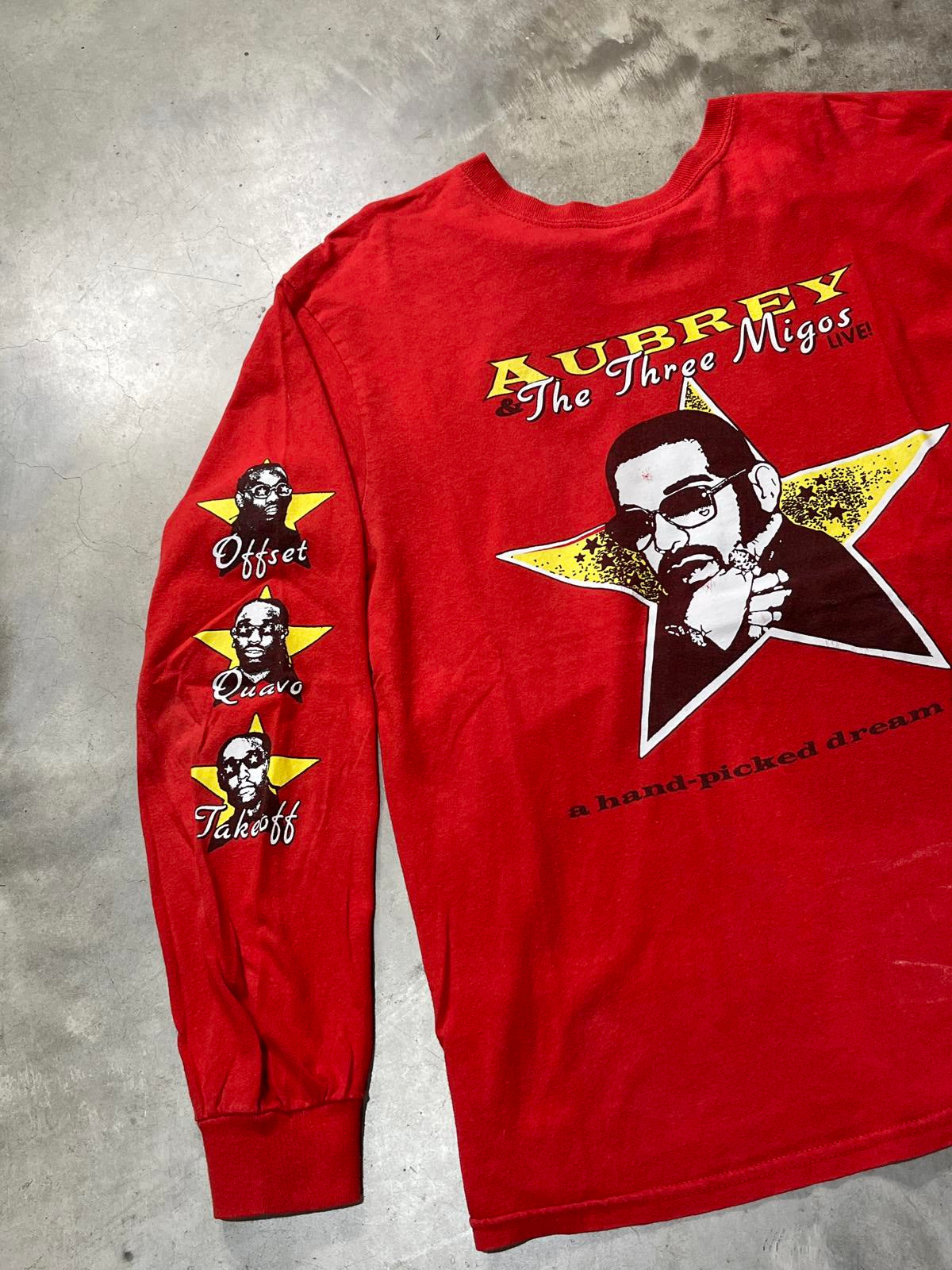 Drake & The Three Amigos Preowned Medium Long Sleeve T-shirt