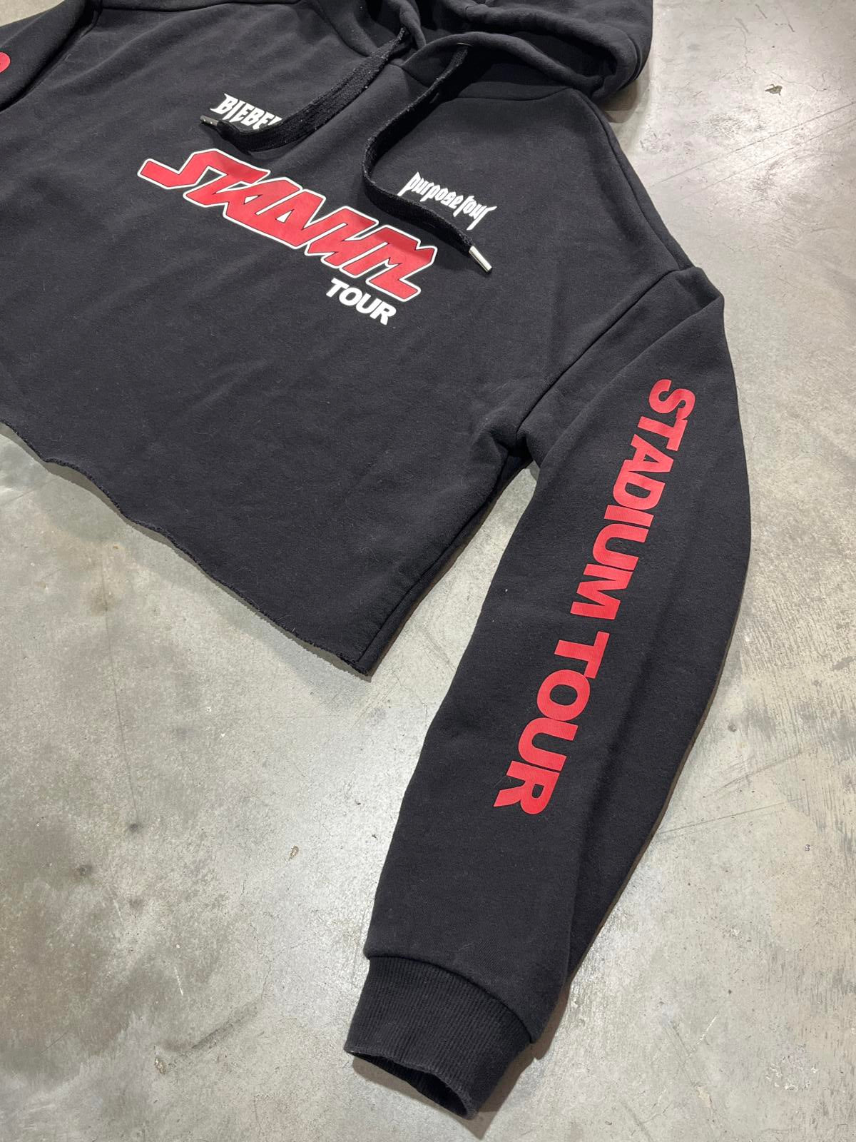 Justin Bieber Preowned Small Cropped Hoodie