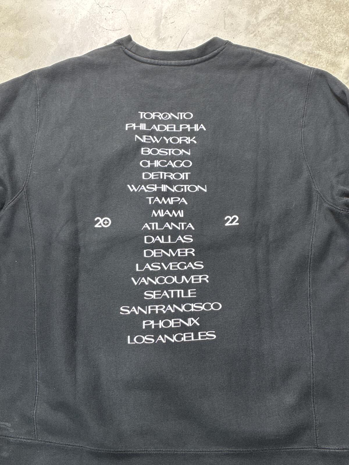 The Weeknd Preowned Distressed XL Sweatshirt