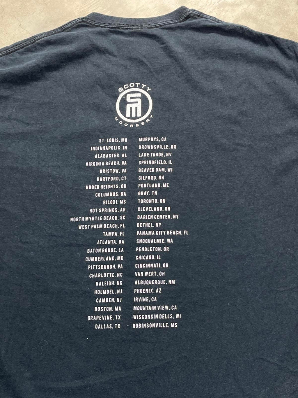 Scotty McCreery Preowned XL T-shirt