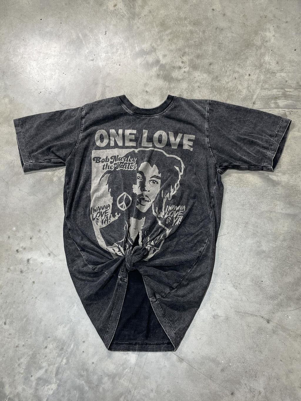 Bob Marley Preowned Medium Tied T-shirt