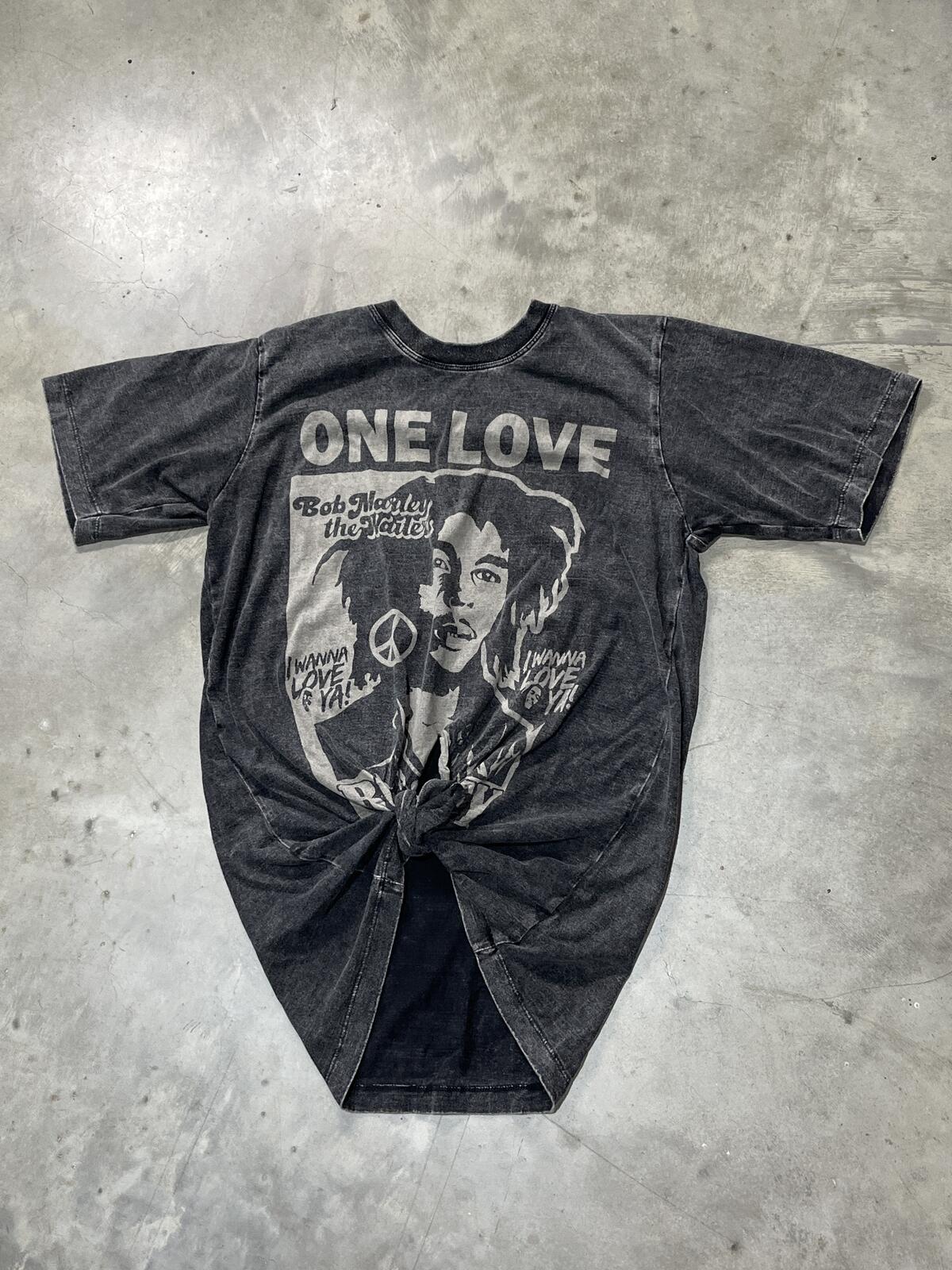 Bob Marley Preowned Medium Tied T-shirt