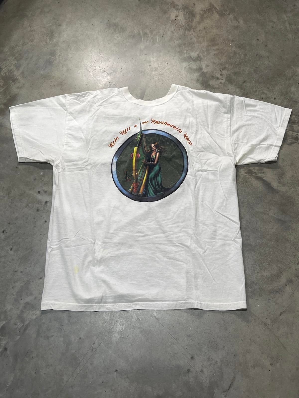 Erin Hill & Her Psychedelic Harp Preowned XL T-Shirt