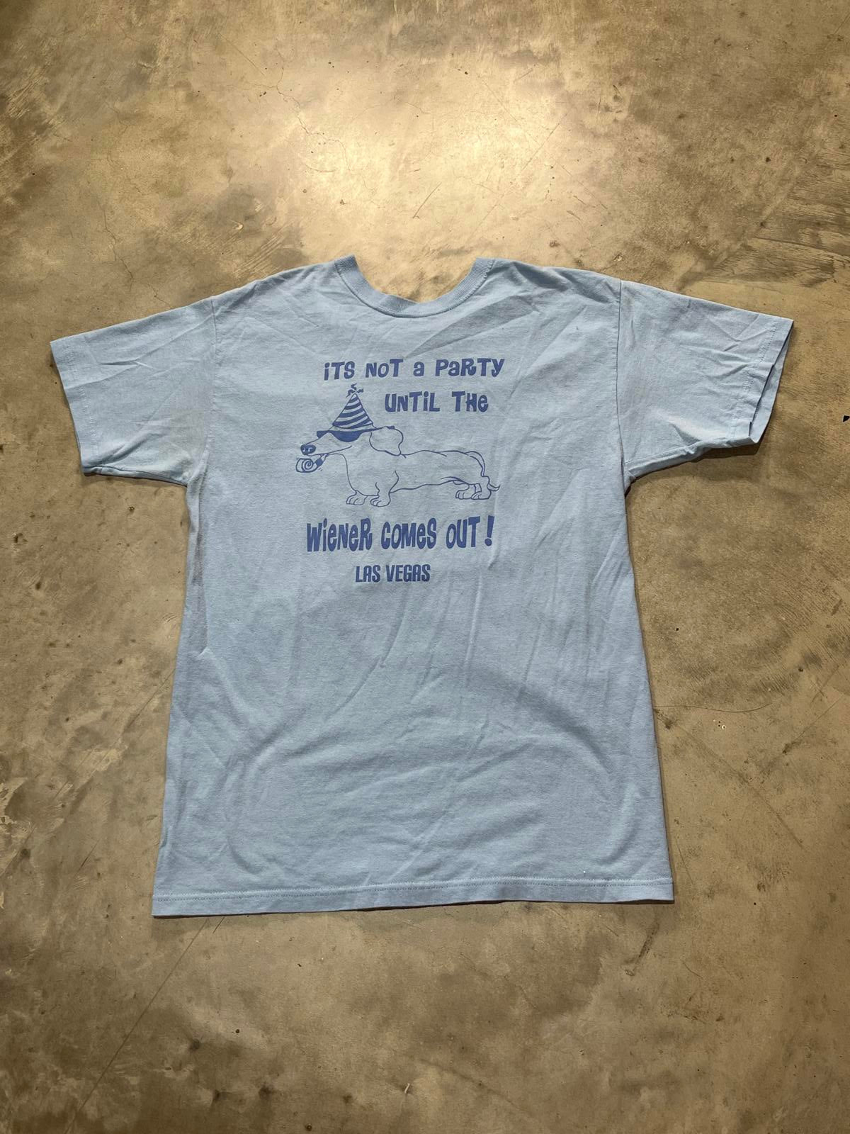 Las Vegas Wiener Party Preowned Medium T-shirt