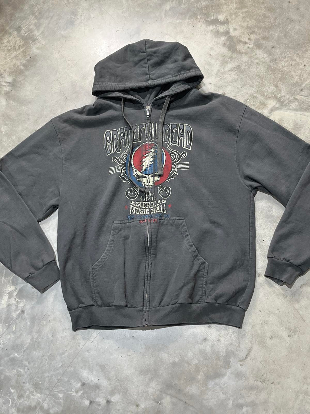 Grateful Dead Preowned XL Zip Up Hoodie